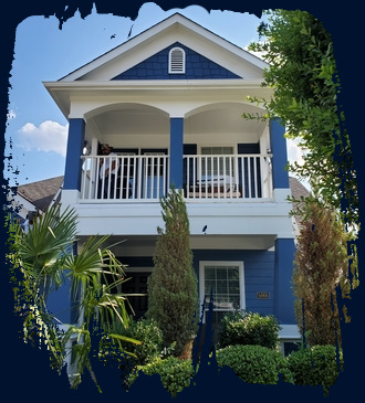 Exterior home paint example